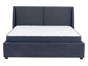 Lit coffre 160x200 cm   LIT CARIBOU 160 coloris BLEU foncé