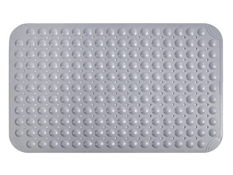  Tapis de douche en tpe à ventouses - 31 x 19 pouces - gris clair  - Conforama A
