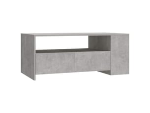 Table basse rectangulaire coloris gris  