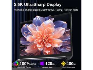 Pc portable ordinateur portable 16 pouces amd ryzen 5 5500u 16go ram 1to ssd windows 11