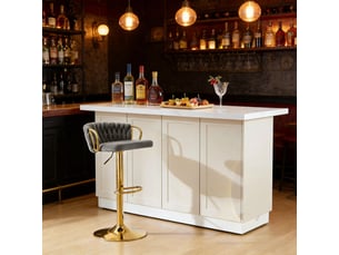 Tabouret de bar élégance 1 pièce, coussin doux, siège confortable, cuisine et café modernes