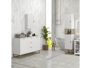 Armoire murale de salle de bain, armoire à pharmacie murale meuble de rangement avec étagère réglable