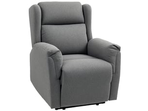 Fauteuil relax électrique RAELUNYI Cuir / Tissu noir