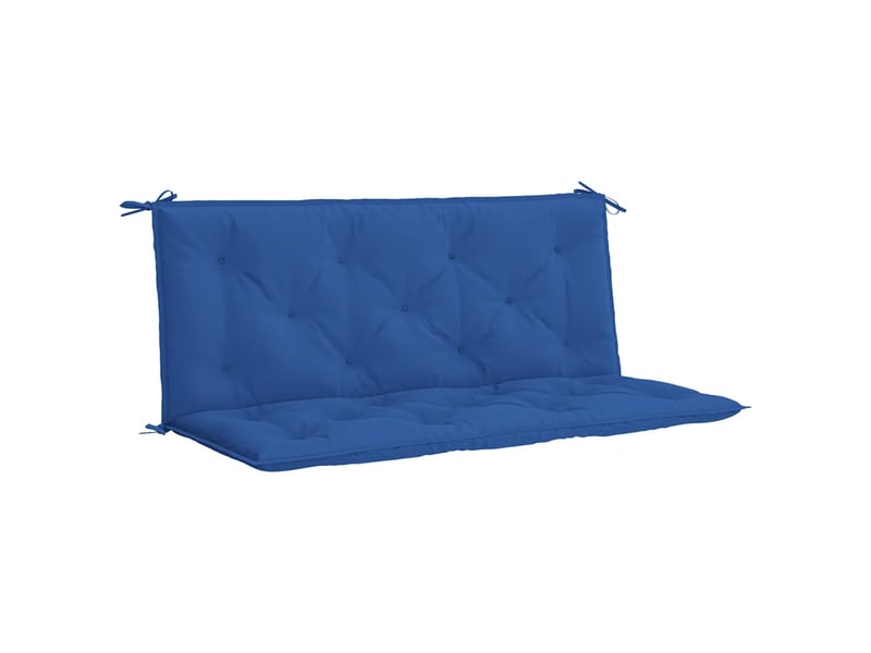 Coussin de banc de jardin, coussin d'assise bleu 120x(50+50)x7 cm tissu oxford cf52672 - Conforama A