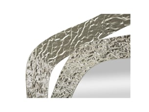 Miroir rectangulaire à poser coloris argenté <strong></strong>  <strong></strong> - 6 cm x 66 cm