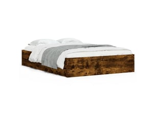 Lit 2 places 120x190cm    coloris marron