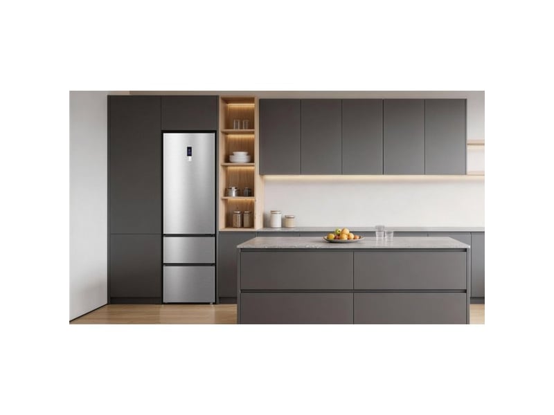 Réfrigérateur combiné 2 portes 403 l total no frost inverter inox RP403BLE0 - Conforama B