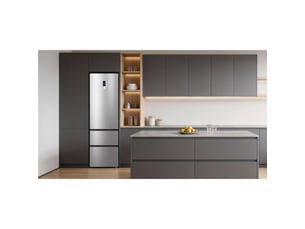 Réfrigérateur combiné 2 portes 403 l total no frost inverter inox