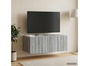 Meuble tv coloris gris 78.5 cm <strong></strong>  <strong></strong>