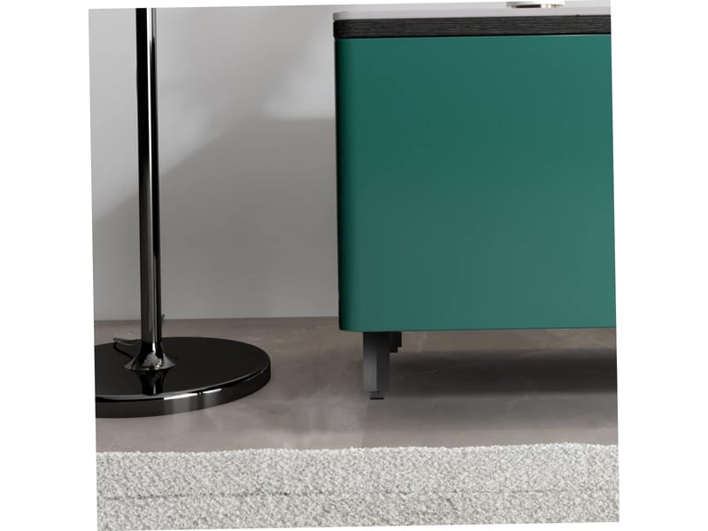  4pièces table métal réglables pour meubles de rechange pour armoires et tables basses supports de niveau pour chaises et canapés  - Conforama E