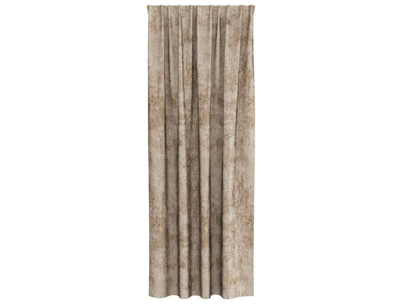 Lot de 2 rideaux en velours, rideaux de fenêtre champagne 245 x 140 cm velours cf44178 - Conforama D