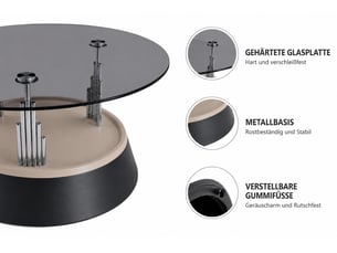 Table basse  coloris noir <strong></strong> <strong></strong>