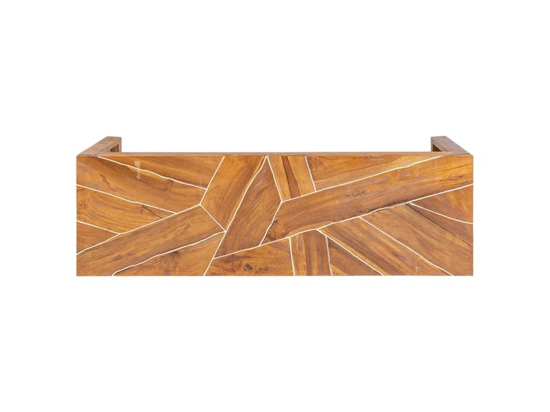  Meuble tv - banc tv - meuble de rangement 110x60x38 cm bois de teck massif  - Conforama D