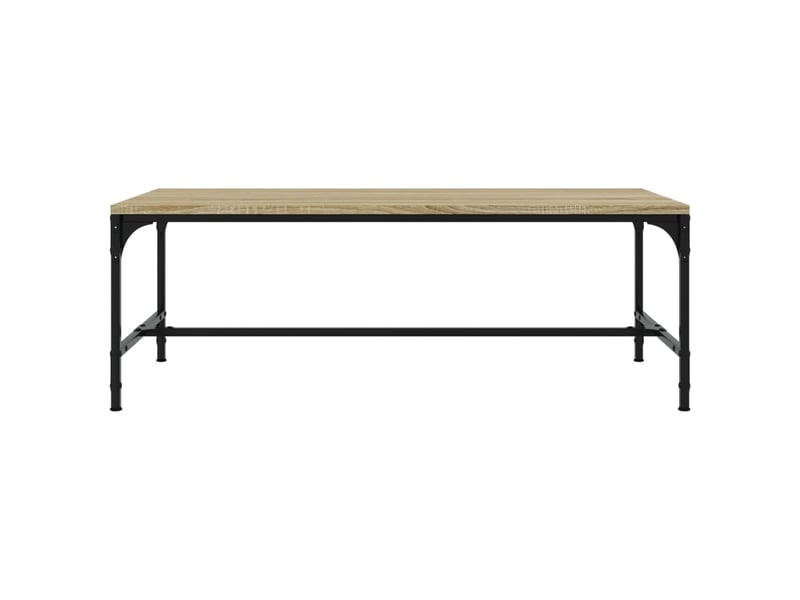  Table basse rectangulaire | table de salon chêne sonoma 100x50x35 cm bois d'ingénierie  - Conforama D