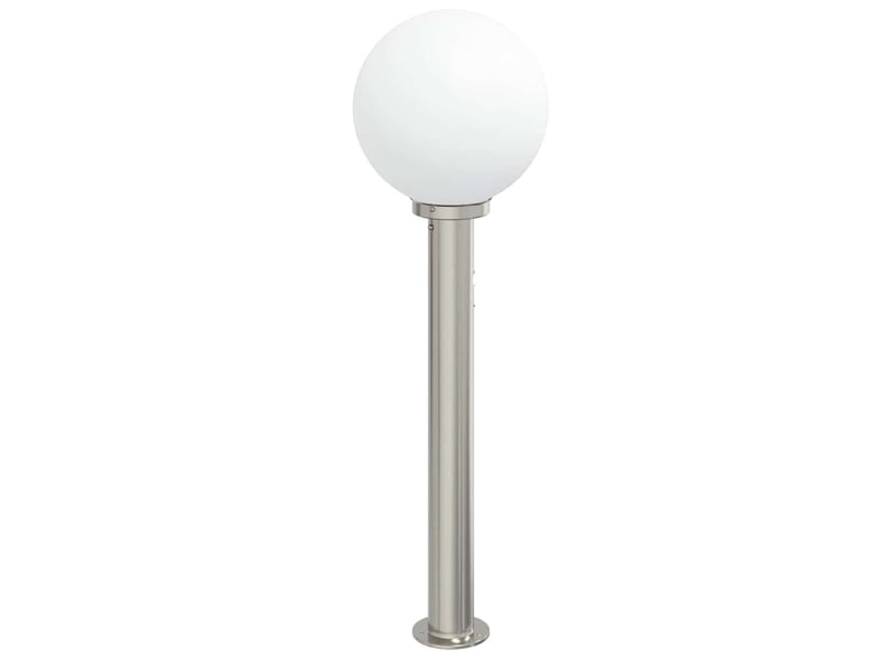 Borne lumineuse, lampadaire avec détecteur 80 cm en acier inoxydable ip44 shl53068 - Conforama D