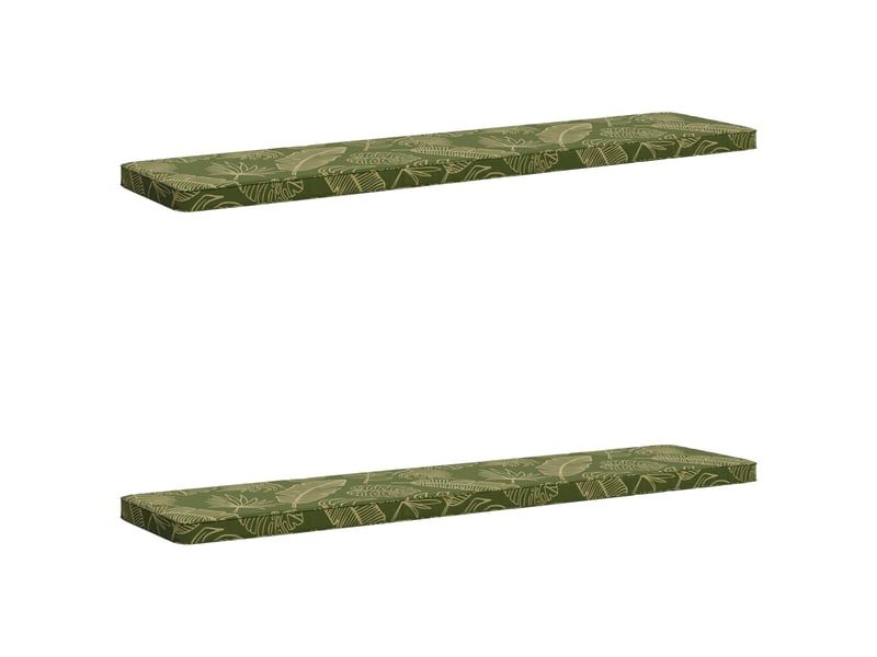  Lot de 2 coussins de banc, coussins d'assise vught 100 % polyester cf57706  - Conforama A