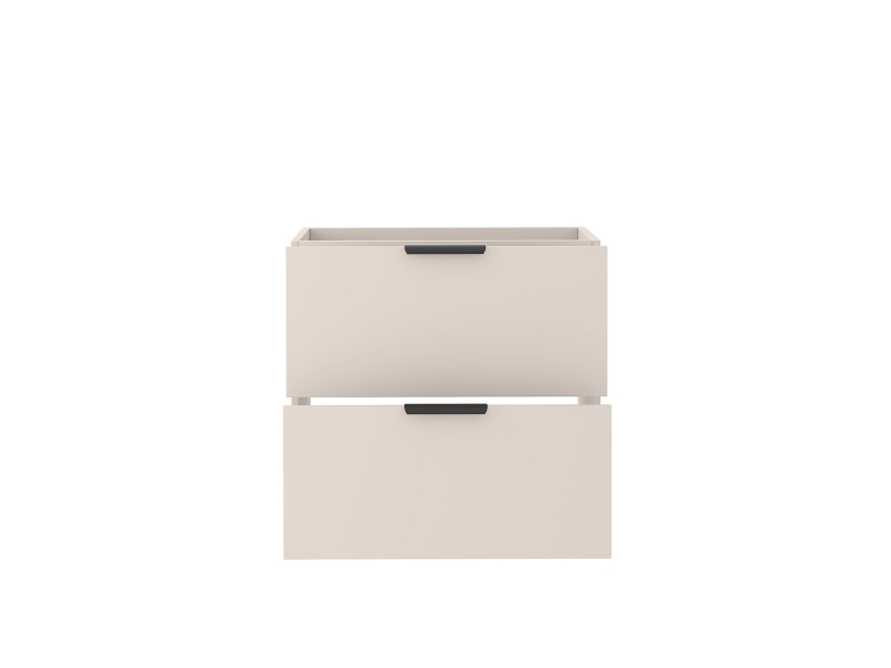  Meuble sous vasque suspendu luna cachemire mat 60 cm  - Conforama R