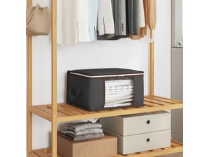 Boîte de rangement avec fenêtre latérale transparente 2 pcs shl53851