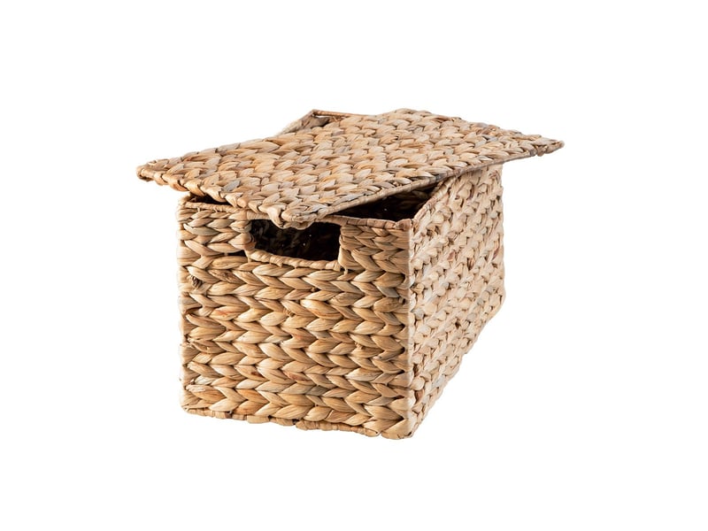  Boîte de rangement en jacinthe d'eau grand modèle l42 cm - maya  - Conforama E