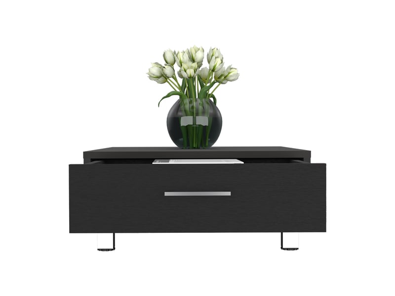  Table basse beijing de 60 cm avec 1 tiroir, wengé  - Conforama B