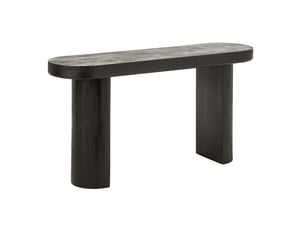 Console 0 tiroir(s)  coloris noir <strong>PARIS PRIX</strong> <strong></strong>