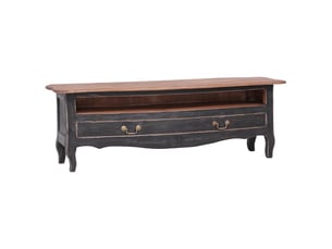 Meuble tv coloris noir 120 cm <strong></strong>  <strong></strong>