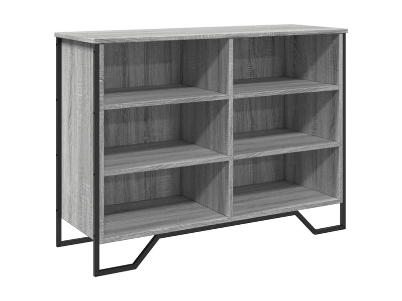  Buffet - bahut - meuble de rangement sonoma gris 101x35,5x74,5 cm bois d'ingénierie  - Conforama A