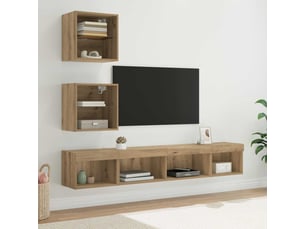 Meuble tv coloris bois clair  <strong></strong>  <strong></strong>