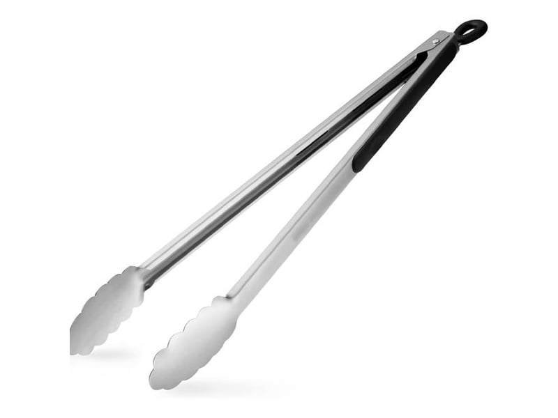  Pince de cuisine extra longue de 40.5 cm en acier inoxydable de qualité supérieure pour la cuisson, grillade, barbecue, buffet YSK0005793LY - Conforama B