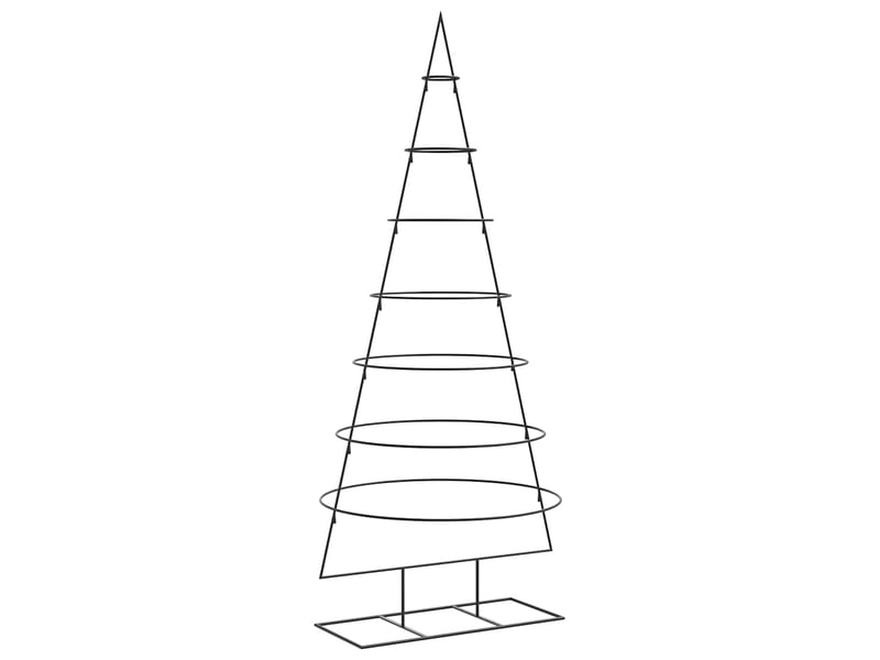  Arbre de noël, sapin de noël en métal pour décoration noir 180 cm  - Conforama A