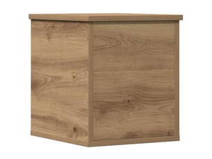 Boîte de rangement, coffre de rangement chêne artisanal 30x35x35 cm