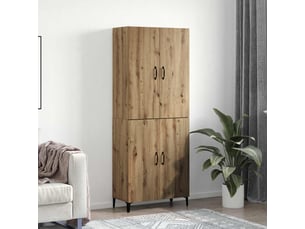 Buffet - haut armoire 2 pc chêne artisanal 69,5 x 34 x 180 cm