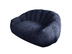 Fauteuil fixe  WISHDOR Tissu bleu