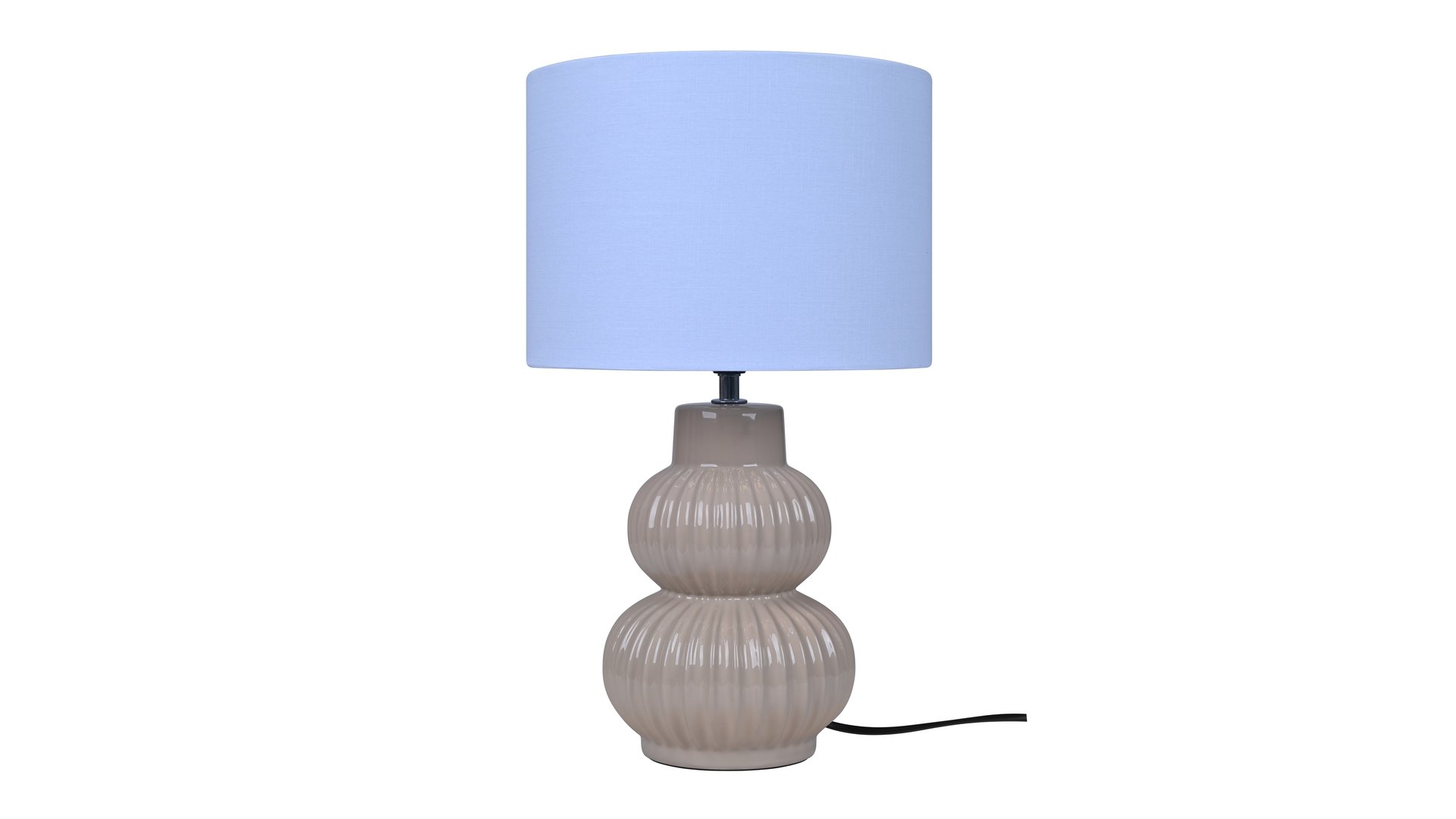 CONFORAMA Lampe Céramique 43.5 cm beige EMMA