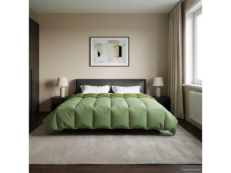 Duvet d'hiver - couette 220 x 260 cm hiver - couette microfibre (100% polyester)  - Conforama D