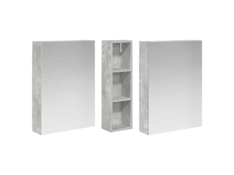 Ensemble de meubles de salle de bain 3 pcs 120x14.5x70 cm shl1956 - Conforama E