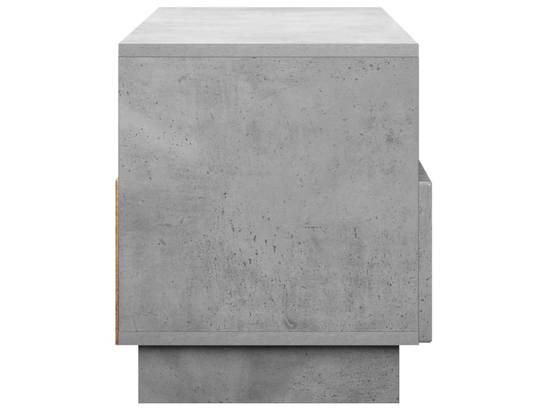  Meuble tv moderne, banc tv 90x34,5x40 cm gris béton bois d'ingénierie shl10780  - Conforama E