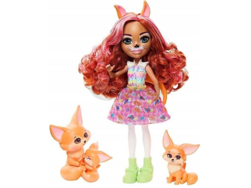  Poupée enchantimals mattel hnt60 - fennec fox et la famille renard 194735149322 - Conforama C