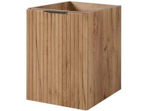 Meuble bas de salle de bain à suspendre avec une porte flow chêne 40 cm