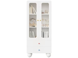 Vitrine coloris blanc <strong></strong> <strong>Qualité haut de gamme</strong> - 60 cmx140 cm