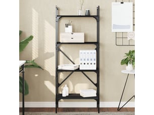 Bibliotheque coloris  noir  <strong></strong> <strong></strong> - 56 cm x 138.5 cm
