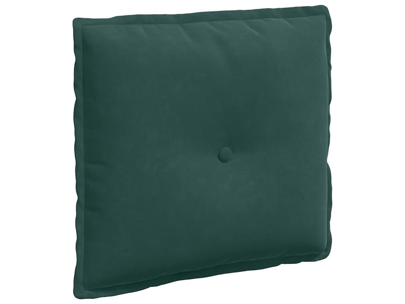  Coussin de dos, coussin de dossier vert foncé 50 x 45 cm tissu en velours côtelé cf55092  - Conforama A