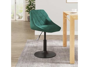 Tabouret de bar, chaise de bar vert foncé velours shl65423