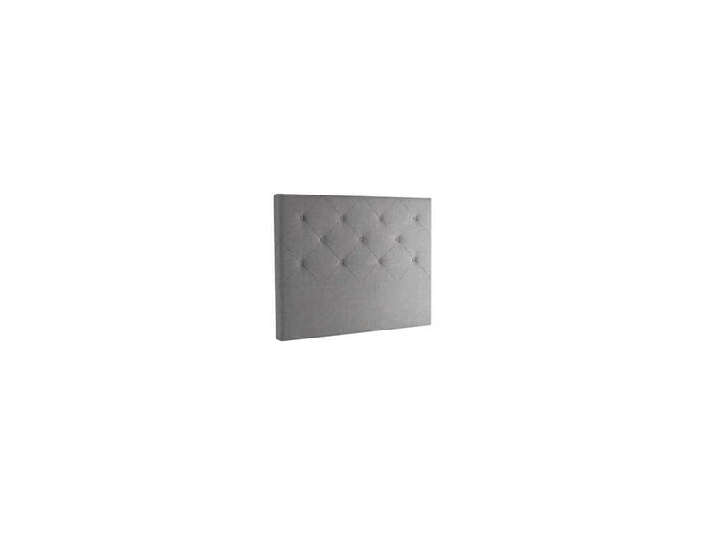  Tete de lit capitonnee cosmique argent 200x125 cm, cadre en bois, rembourrage epais, fixation non inclinable 7745346 - Conforama A