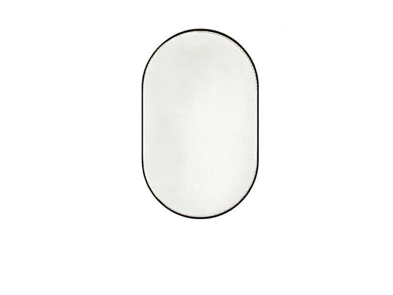  Ensemble meuble de salle de bains suspendu blanc 81 cm avec lavabo intégré, miroir led antibuée et tiroir  - Conforama D