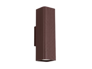 Applique rayo 20 brune aluminium moderne 20x6x8cm