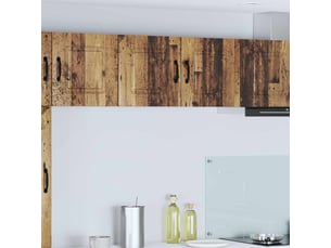 Meuble mural de cuisine | armoire de cuisine bois ancien 80x31x40cm shl6318