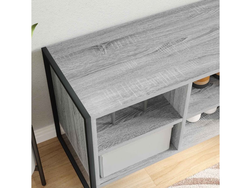  Banc à chaussures, meuble à chaussures 100x35x44 cm bois d'ingénierie shl6270  - Conforama D