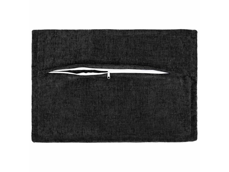  Lot de 6 housses de coussin houten anthracite 40 x 60 cm cf49792  - Conforama D