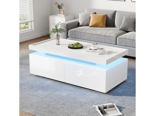 Table basse  coloris blanc <strong></strong> <strong></strong>